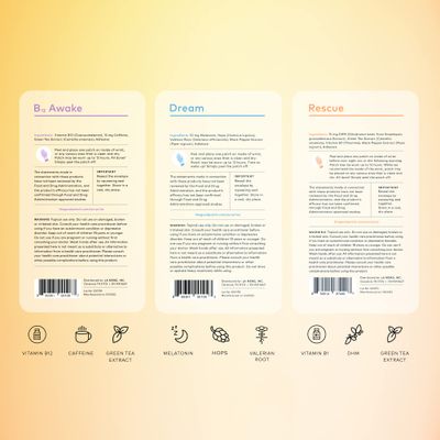 LA MEND The Good Patch Get Balance Mixed Bundle - Vitamin B12 Awake, Recovery, and Sleep Patches - Sustained Release Plant Powered Adhesive Patches for Adults (12 Total Patches)
