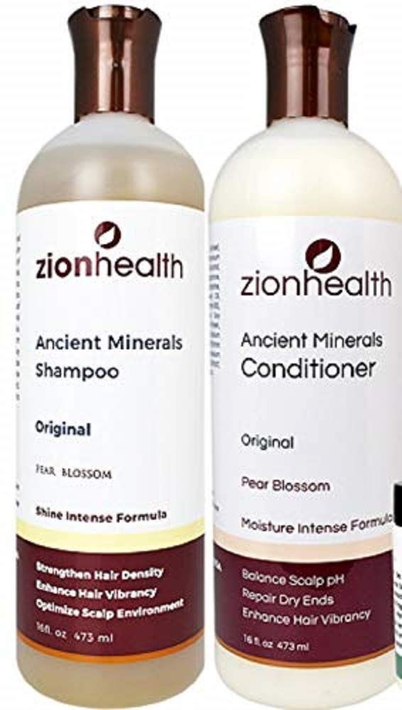 Adama Minerals Shampoo and Conditioner Set 16 oz (Original (Pear Blossom)))