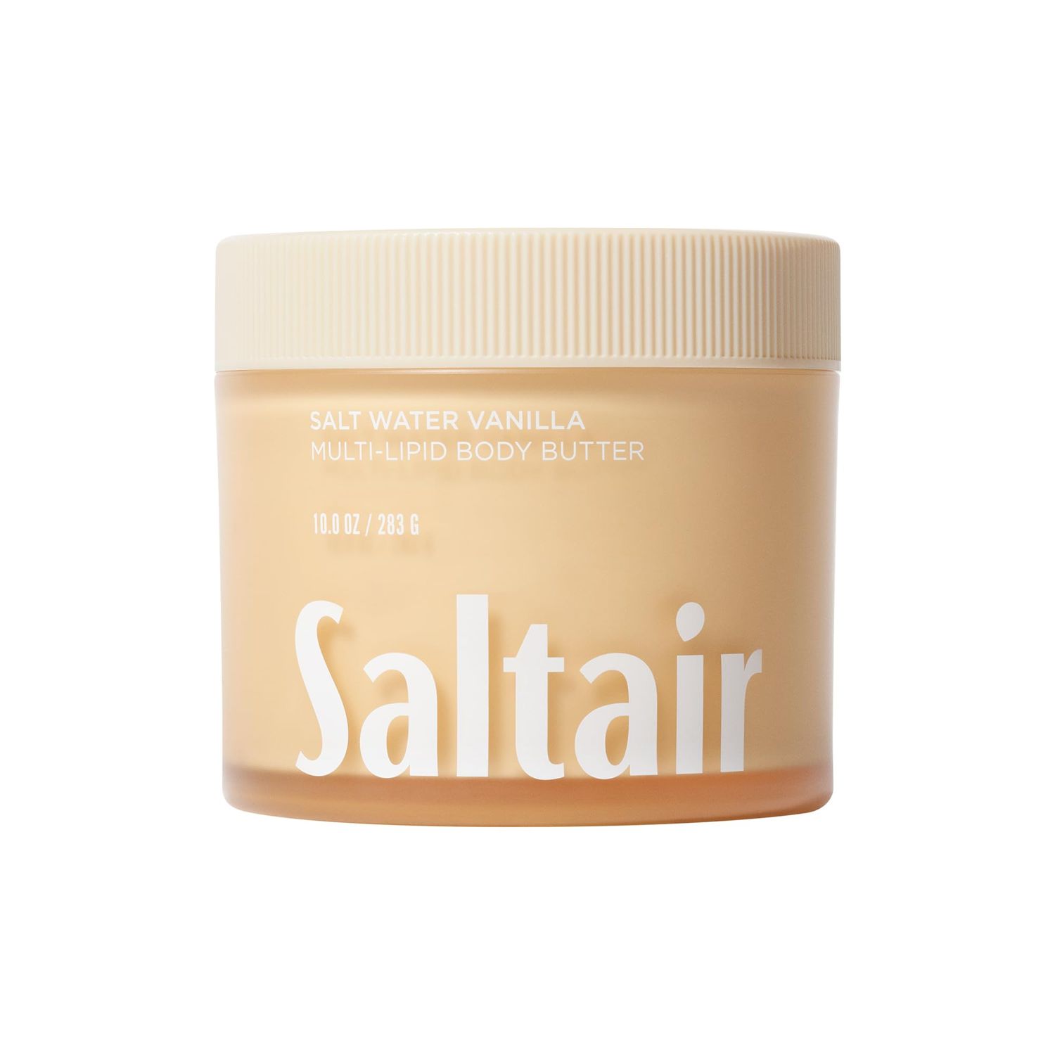 Saltair Multi-Lipid Body Butter - Rich, Nourishing Salt Water Vanilla Hydrating Body Cream with Ceramide Complex, Coconut Oil, and Shea Butter. Deep Moisturizing Dry Skin Care. 10oz Jar