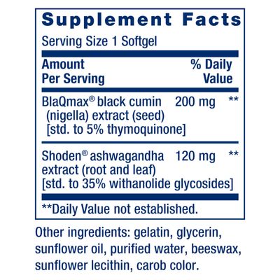 Life Extension Serene Sleep - Ashwagandha, Black Cumin - Sleep Supplement, Calm, Relaxation, Sleep Support Without Melatonin - Once-Daily, Gluten-Free, Non-GMO - 30 Softgels