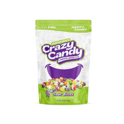 Andersen&#39;s Crazy Candy Freeze Dried Candy - Sour Bites