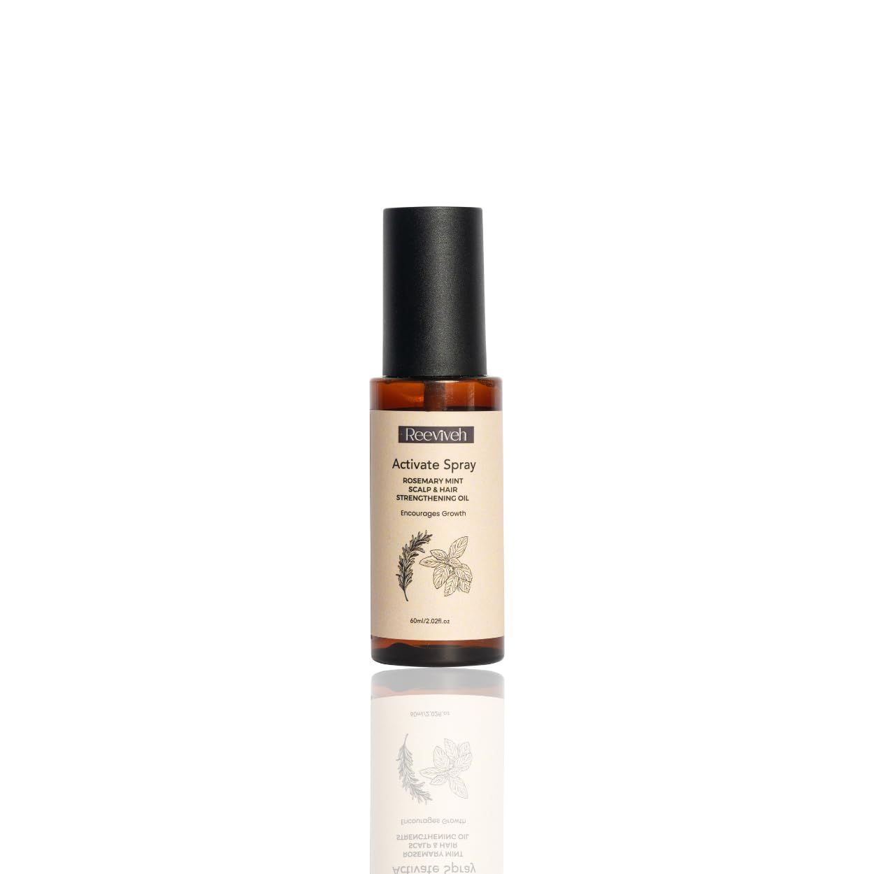 Reeviveh Activate Spray, Rosemary Mint Hair Growth Spray, 2.02 fl oz, Strengthening Oil