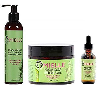 Mielle Rosemary Mint Styling Product Combo (CREAMGELOIL)