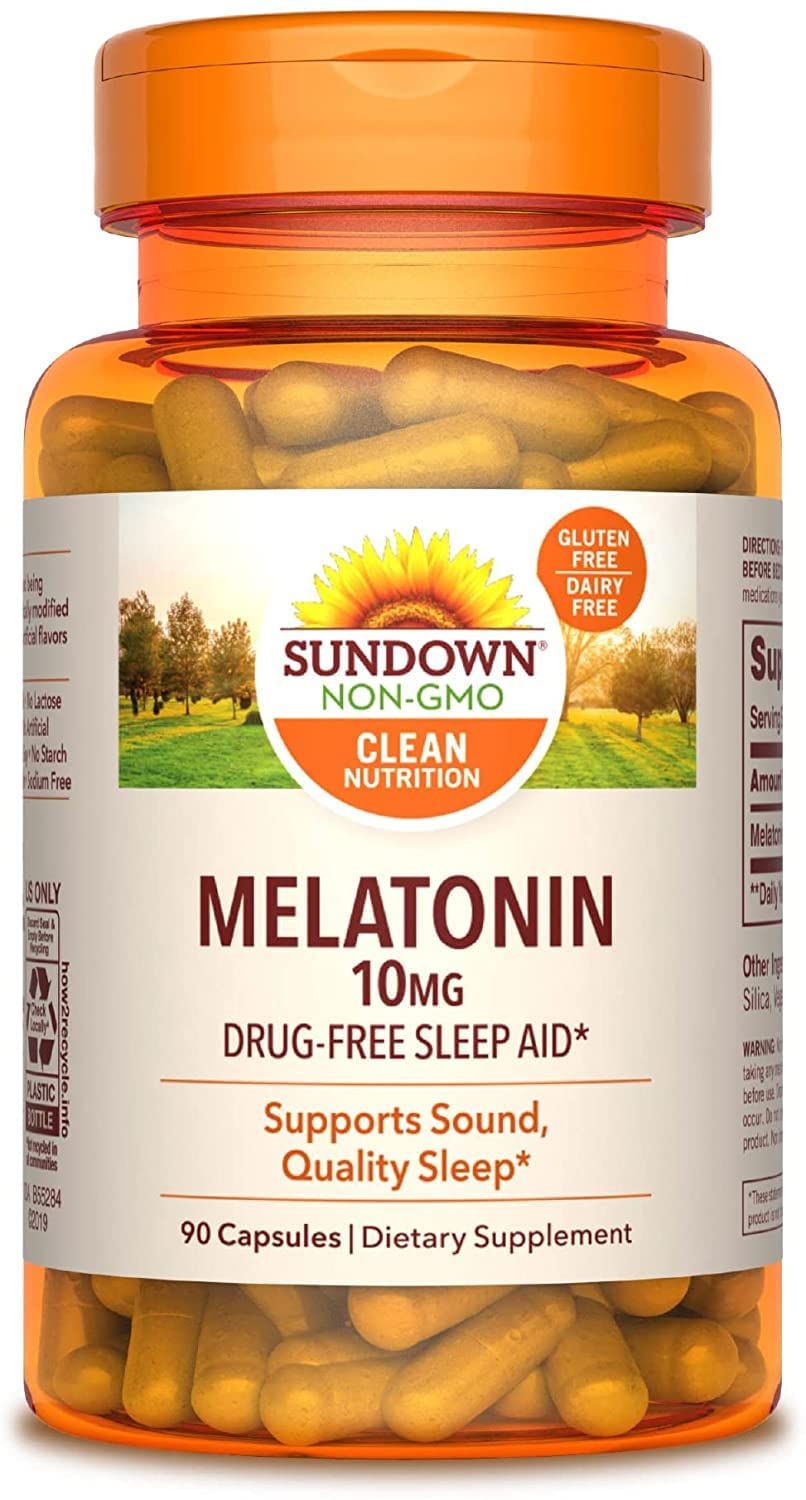 Sundown Naturals Dietary Supplement Melatonin 10Mg 90 Count