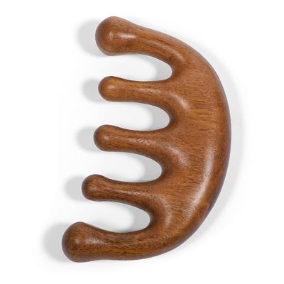 Psyqtsuary Wooden Scalp Massager Wooden Scalp Massage Comb Set Wood Head Massager with Wide Tooth Wooden Wide Tooth Comb Wooden Scalp Comb Loc Comb for Women Hair Growth