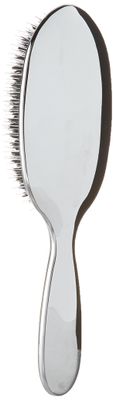 Creative Hair Brushes Petite Mixed Bristles, Silver