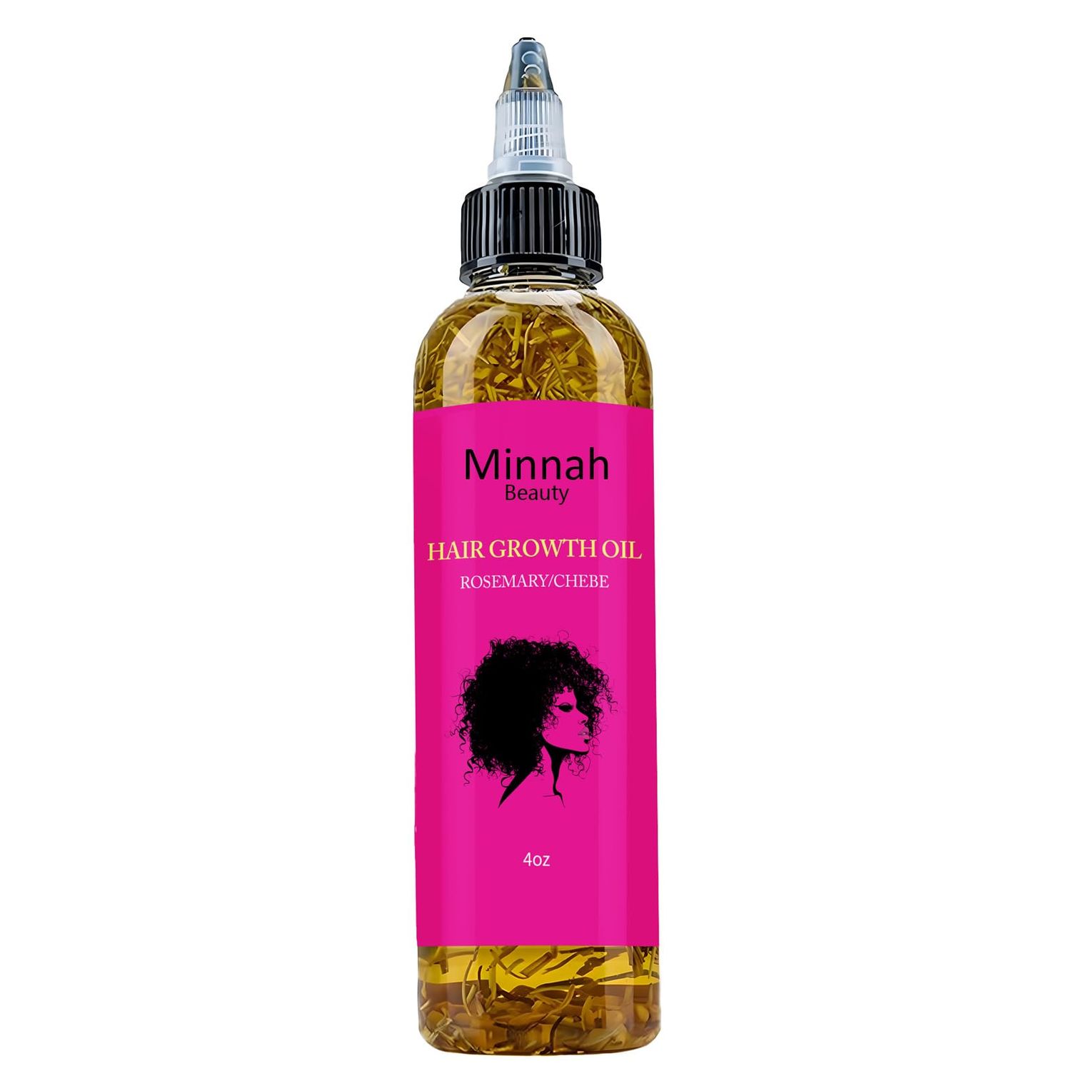 Minnah Beauty Hair Growth Oil - Extra Strength Rosemary Fenugreek Herbal Hair Growth Oil for Nourished Skin