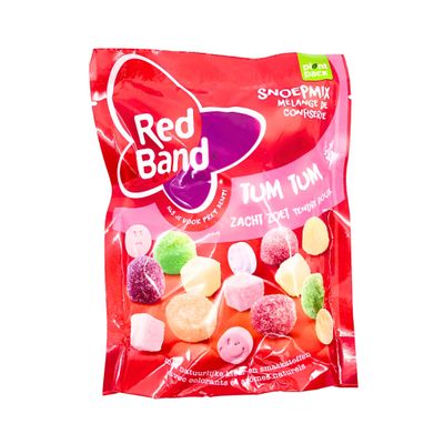 Red Band Tum Tum Soft Sweet Candy Mix 7.7 Ounce Bag