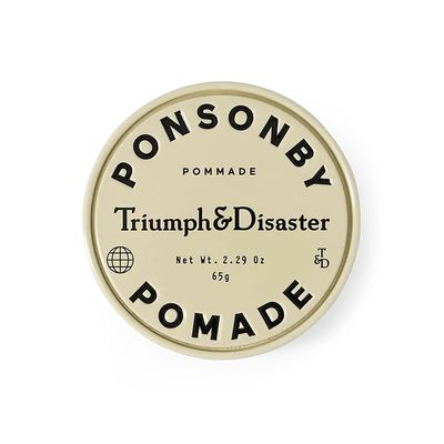 TRIUMPH DISASTER Ponsonby Pomade Medium Hold Styling Wax for Fine to Thick Hair - High Shine, Non-Greasy Finish for Men, 65g