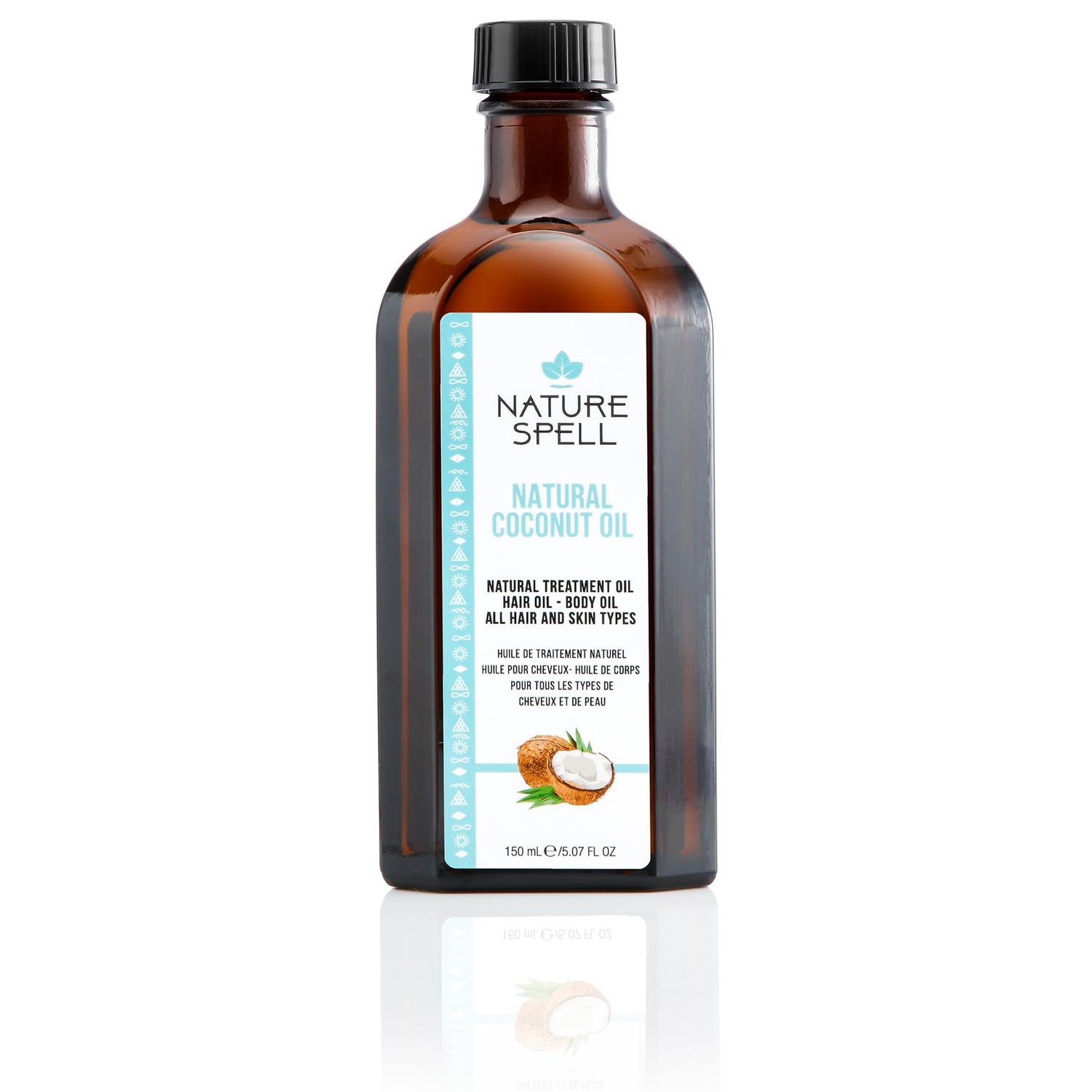 Nature Spell Coconut Treatment Oil For Hair Body 150ml 5.07 FL OZ