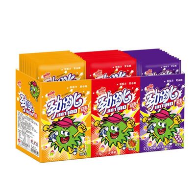 Popping Candy,Jumping Candy - Multiple Flavors, Strawberry, Sweet Orange, Grape, (5.29Ounces 0.17Oz 30Packs) Hard candy individually packaged classic snacks suitable for party snacks.
