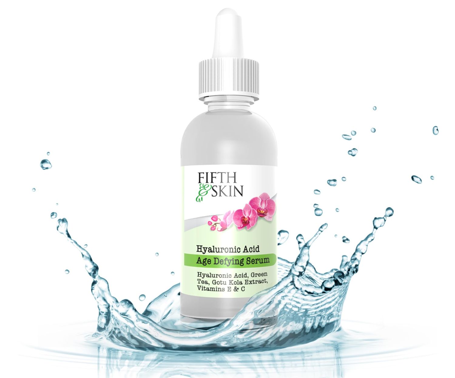Age Defying Face Serum wHyaluronic Acid, Vit C E BIG 2 OZ. Made in USA Vegan Cruelty Free Wrinkles Plump Fine Lines Dry Skin