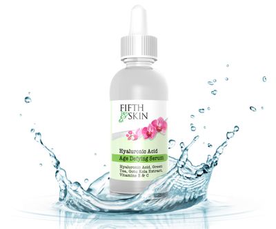 Age Defying Face Serum wHyaluronic Acid, Vit C E BIG 2 OZ. Made in USA Vegan Cruelty Free Wrinkles Plump Fine Lines Dry Skin