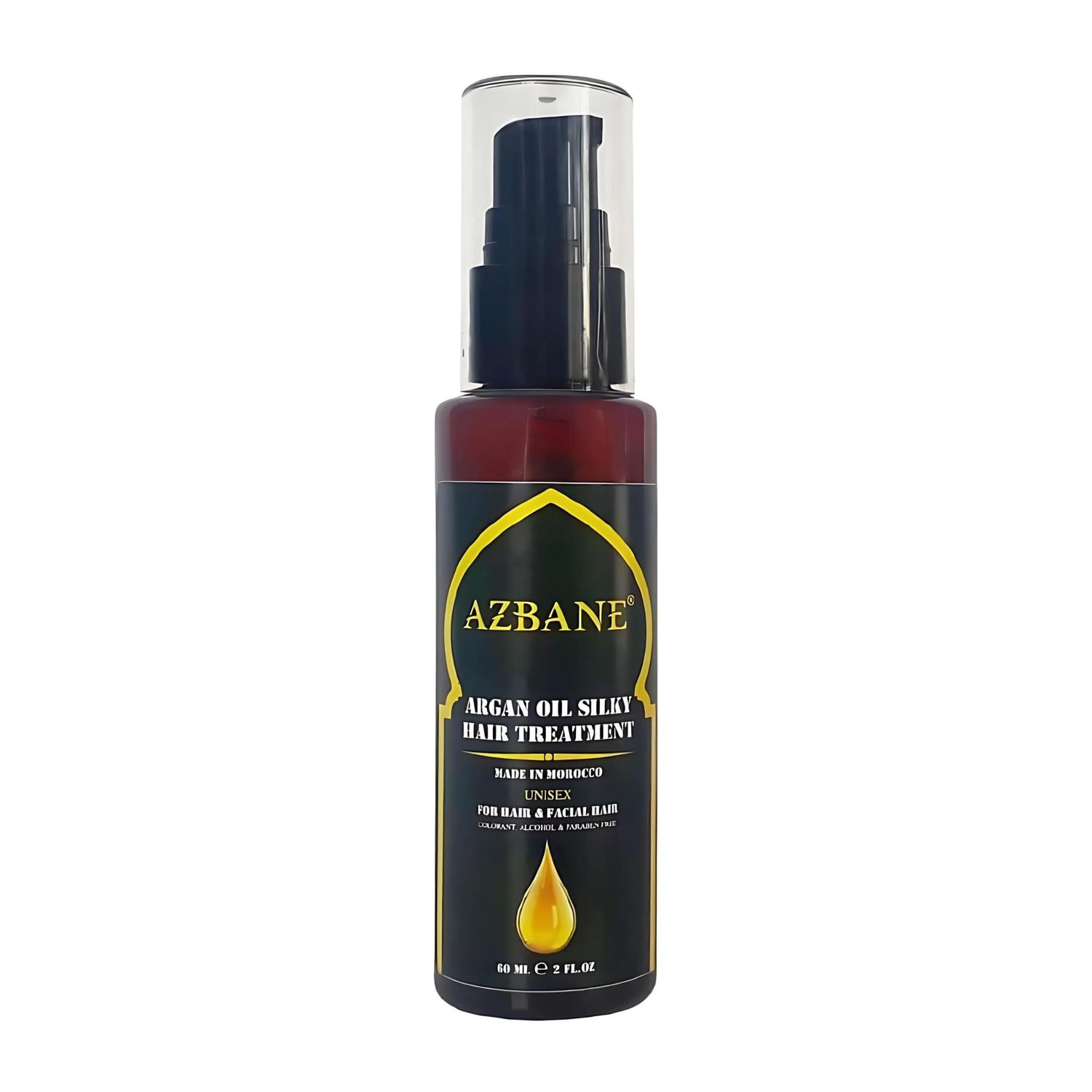 KENZADI Premium Moroccan Argan Oil Silky Hair Facial Hair Beard Repair Treatment By Azbane 100 pure Oil (60 ML, 2oz)