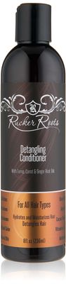 Rucker Roots Detangling Conditioner Turnip, Carrot, Ginger Root Oils For All Hair Types Hydrates Moisturizes Hair Detangles Hair