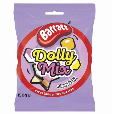 Barratt Dolly Mix Multicoloured Candy and Jelly Sweets (150g x 6)
