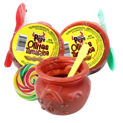 Needzo Spicy Tamarica Flavored Mexican Candy, Soft Liquid Sweets with Spoons, 3.17 Ounces (Pack of 3) (Tamarica)