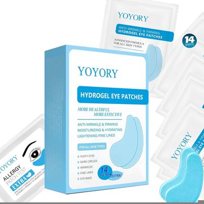 YOYORY Under Eye Patches Masks - for Dark Circles, Puffiness, Wrinkles Fine Lines 30 Pcs Moisturizing Patches with Hyaluronic Acid,White