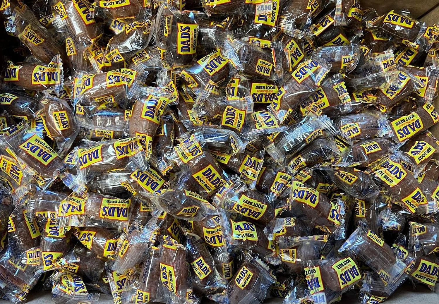 Bayside Candy Dad&#39;s Root Beer Barrels Sugar Free Candy - Dads Original Sugar Free Root Beer Barrels Candy (1LB)