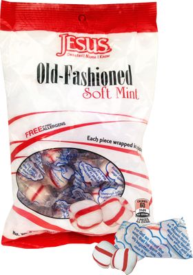 Scripture Candy, Old-Fashioned Soft Peppermint Bag, 28 Pieces