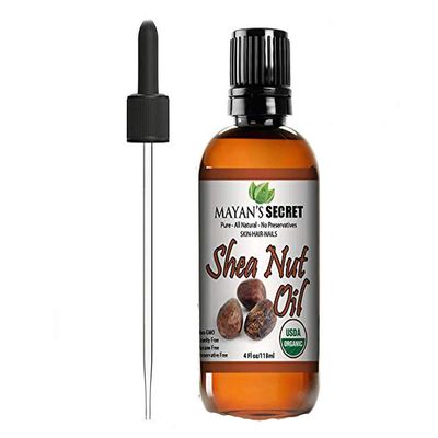 Mayan&#39;s Secret Shea Nut Oil USDA Certified Organic Natual Undiluted Cold Pressed for Skin Hair Lips and Nails