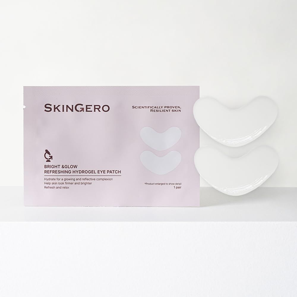 SKINGERO BRIGHT GLOW REFRESHING HYDROGEL EYE PATCH (1 pair)