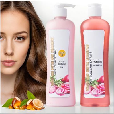 Onion Biotin and Rosemary Shampoo with Conditioner Set, Salt-Free and Sulfate-Free Shampoo for Hair Loss and Restoration,1 Sets (2 Packs)