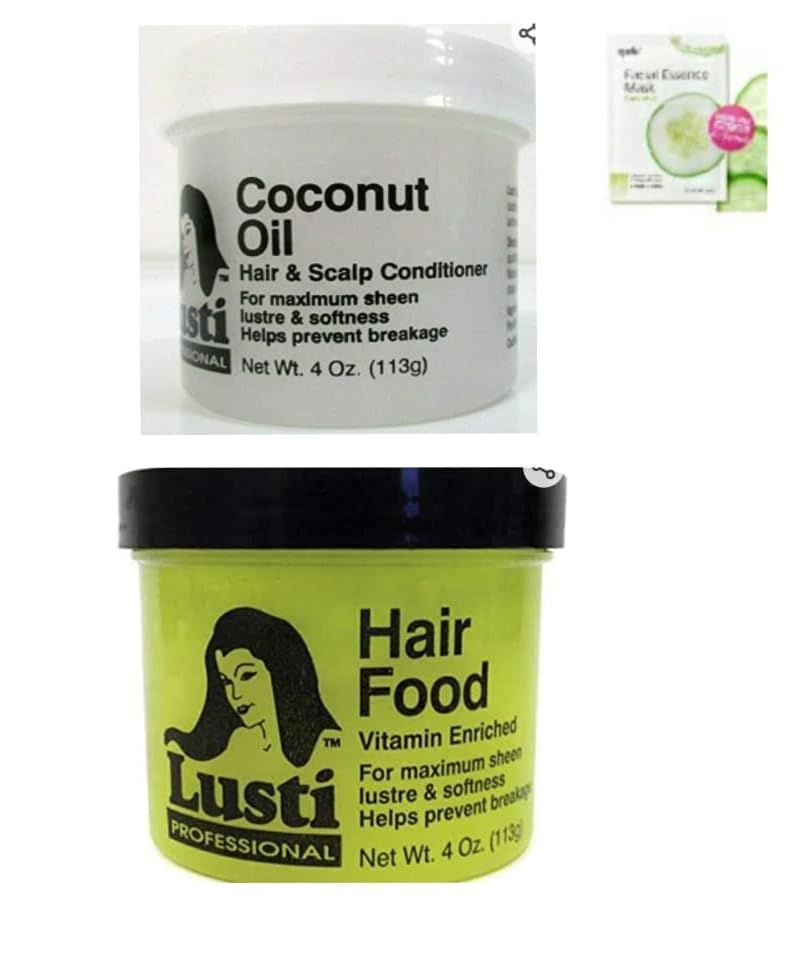 Lusti Coconut Oil Hair Scalp Conditioner Hair Food, 4 Oz (Pack Of 2)