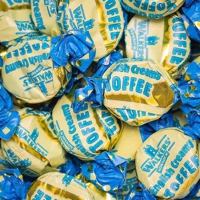 Walkers' Nonsuch English Creamy Toffees with Whole Milk Butter Imported from UK Traditional British Sweets Classic English Toffee 5.29 Oz (150g)