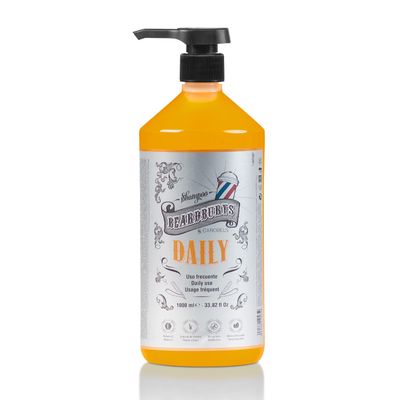 Beardburys Daily Soft Frequent Use Shampoo - Gentle Cleansing for All Hair Types, Hydrating, Sulfate-Free Formula for Healthy, Soft Hair 1 Litre