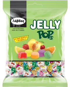 Generic Lavdas Jelly Pops Candies Fruit Candy Greece Imported 130 Grams
