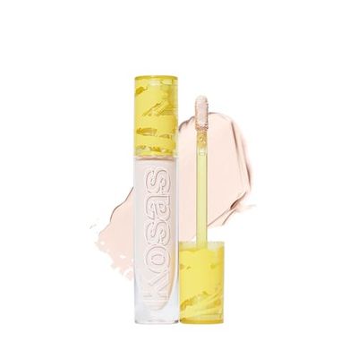 Kosas Revealer Concealer - Medium Coverage Makeup with Hyaluronic Acid, Conceals Dark Circles Under Eyes, Dark Spots and Blemishes Brightens, Hydrates, Long-Lasting Vegan, (Tone 0.7 C)