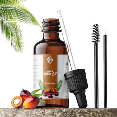 RAQK Batana Oil for Hair Growth Natural Scalp Oil for Strengthening, Repairing Damaged Hair, and Encouraging New Growth Pure Paraben-Free Hair Growth Oil with Easy Dropper Lid and Eyelash kit