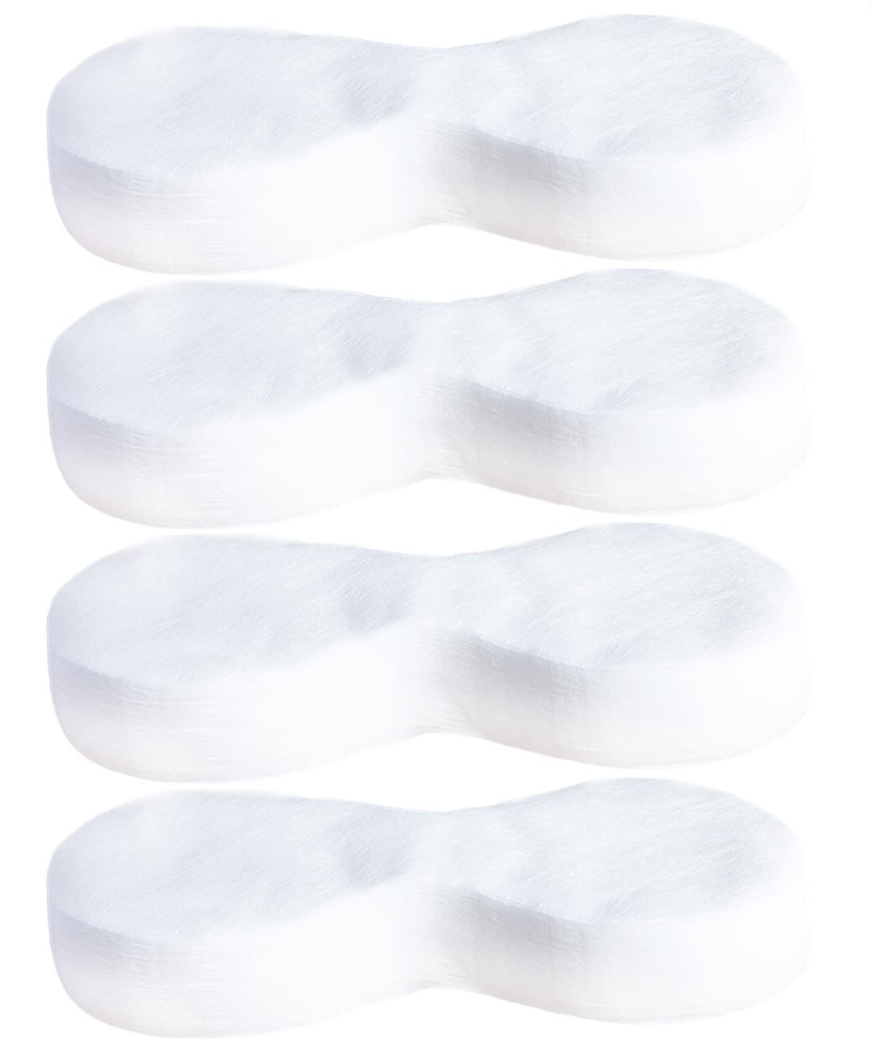 Arcemain 400 Sheets Disposable Non Woven Eye Mask Paper, Disposable Cotton DIY Eye Paper Disposable Cotton Eye Pillow Covers for Skincare Spa Wrap Moisture Retention