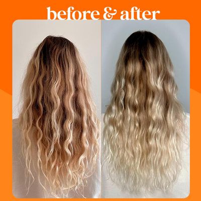 VIR - Brazilian Peach Glow Day Night Leave-in and Tonic Set - Hair Growth Stimulation - Anti Hair Loss Anti-Frizz Treatment - Oil Control - Deep Moisturizing - Clean Beauty - 2 x 6.76 fl oz