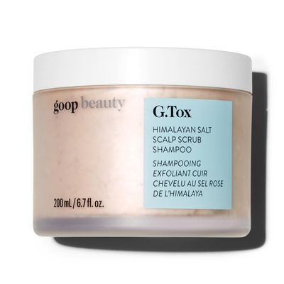 goop Beauty Scalp Scrub Shampoo Exfoliator to Dexofiy Purify Himalayan Salt Rosehip Oil Cleanses Hair of Product Buildup 6.7 fl oz