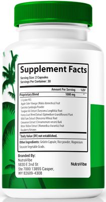 NutraVibe (5 Pack) Tropical Rise, Official Tropical Rise Capsules, Tropical Rise for Men Pills to Support Overall Health, Stamina, Well-Being, Premium Tropical Rose Pastillas Review (300 Capsules)