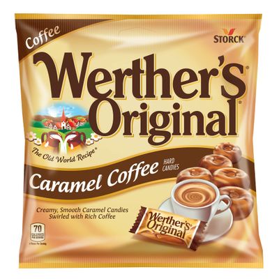 Werther&#39;s Original Hard Caramel Coffee Candy, 5.5 Oz Bags (Pack of 12)