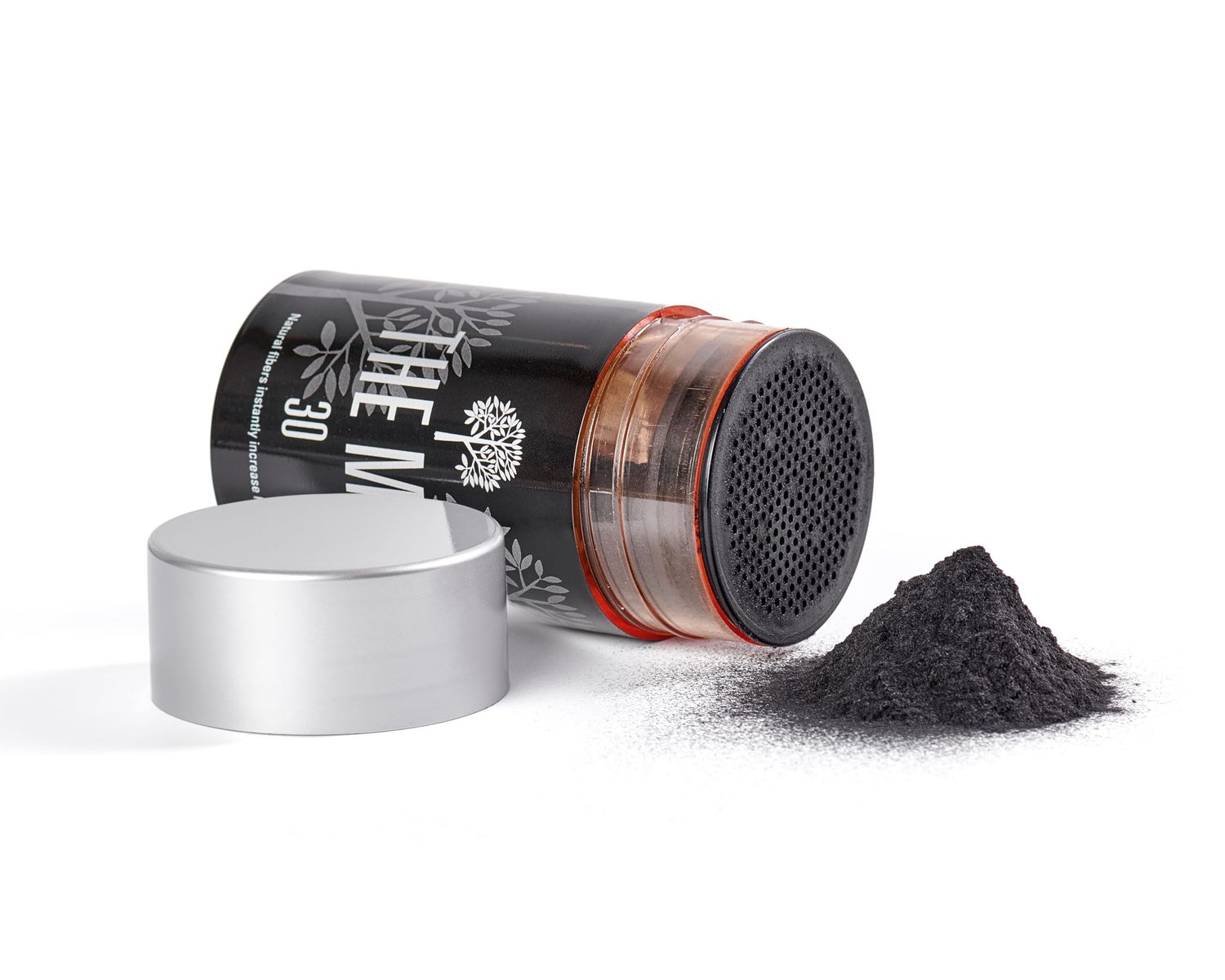 Generic THE MO Hair Building Fibers 30g - Solution to instantly add thickness to fine or thin hair, creating a fuller and more voluminous look for Men and Women (Black)