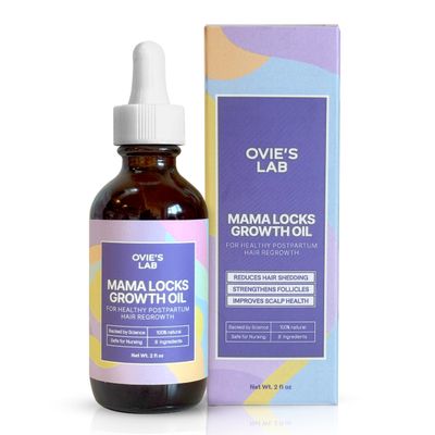 Postpartum Hair Loss Treatment for Moms - DHT Blocker Hair Growth Oil with Rosemary, Pumpkin Seed, Black Seed Oil - Natural Safe for Thinning Hair, Scalp Nourishing, Safe for Breastfeeding