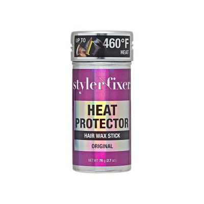 Red by Kiss Style Fixer 2-in-1 Hair Wax Stick Heat Protector Up to 460F, Avocado Oil, Biotin 18 Amino Acids, Smooth Flyaway, Wigs Natural Hair (2.7 oz, Original)