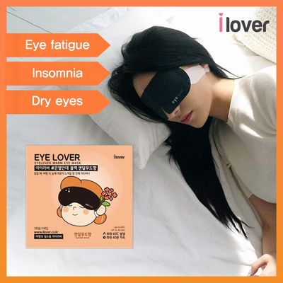 iLover Eye Mask for Sleeping sendalwood Scent 10 Sheet Warm Steam, Traveling, Relaxing and Tiredness Instantly Warm Helps Eye Injuries, relieves Dry Eyes.