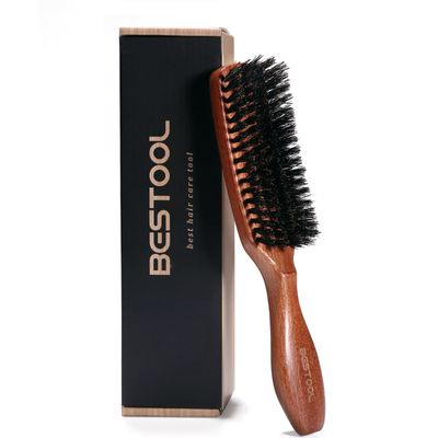 BESTOOL Hair Brush, Boar Bristle for Women Men, Detangling Styling, Natural Bristles for Thin, Fine Hair