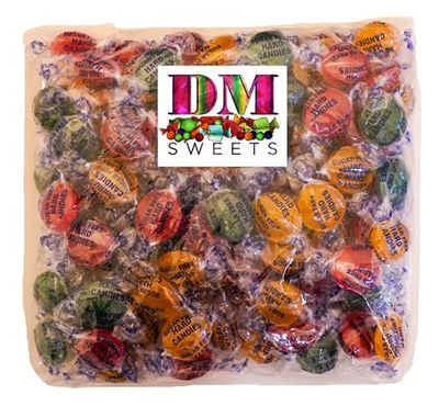 Assorted Sugar Free Fruit Hard Candy - 2.5 lbs of Individually Wrapped Fresh Cherry Orange Lime Candy