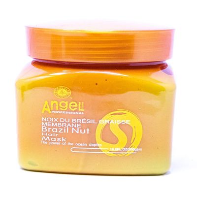 MIZPZL Angel Paris Professional Brazil Nut Hair Mask, 16.6 oz (498.92 ml), Mask for Dry, Damaged Hair