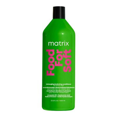 Matrix Food For Soft Conditioner For Color-Treated, Dry and Brittle Hair - Moisturizes, Softens Smooths, With Avocado Oil Hyaluronic Acid, Vegan. 33.8 Fl Oz