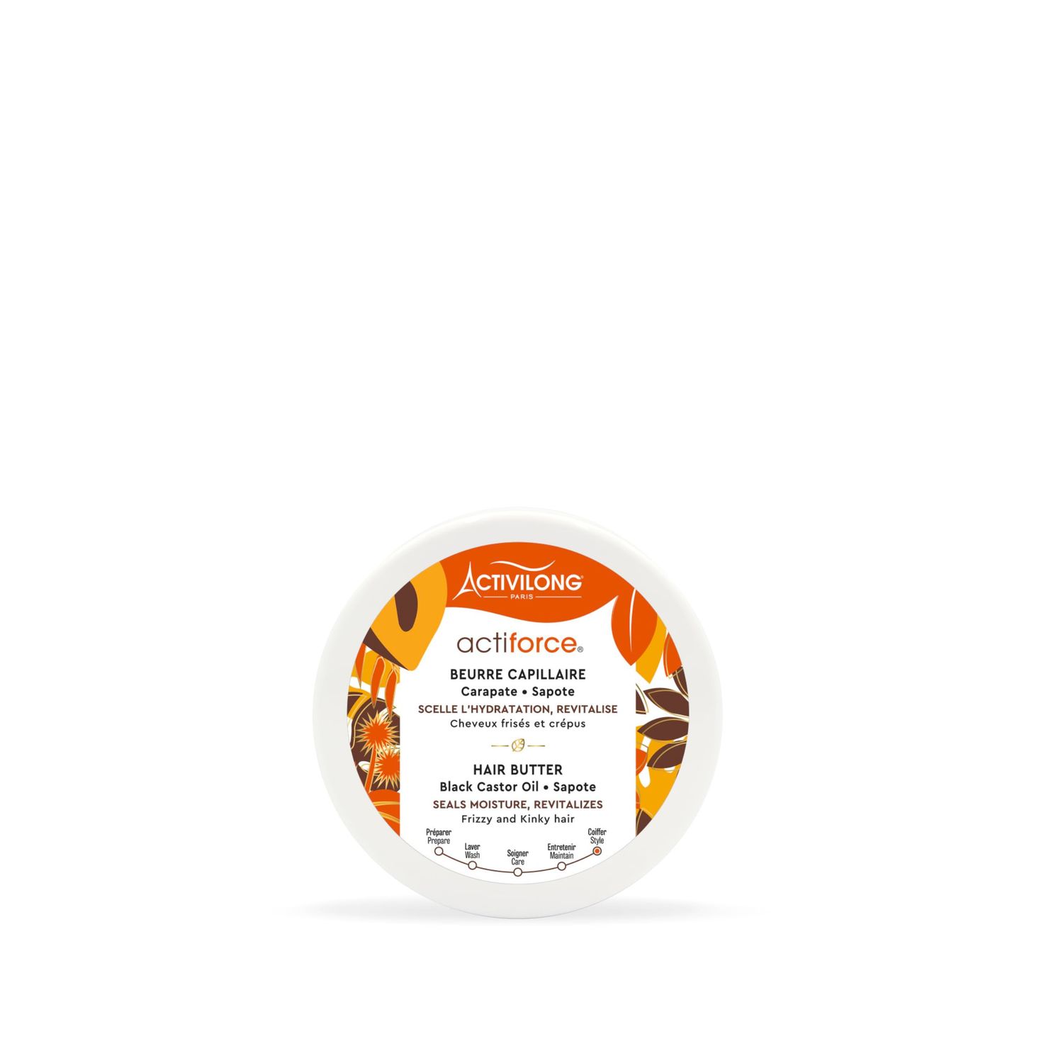 Actiforce Hair Butter Black Castor Oil Mamey Sapote - Nourish, Protect, and Revitalize Your Hair - Seal in Moisture for Healthy and Vibrant Locks - 100 ml