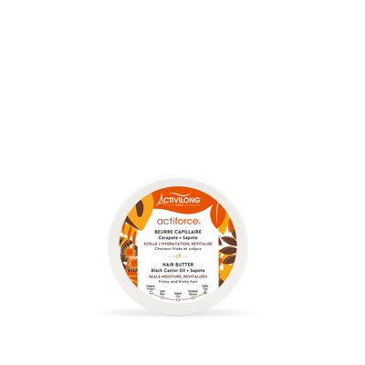 Actiforce Hair Butter Black Castor Oil Mamey Sapote - Nourish, Protect, and Revitalize Your Hair - Seal in Moisture for Healthy and Vibrant Locks - 100 ml