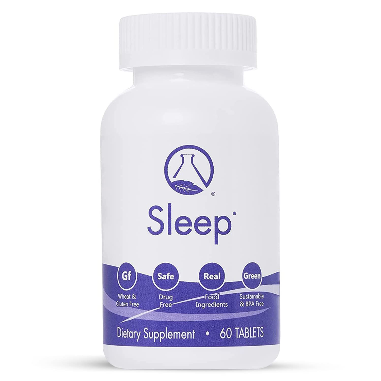 Nugevity Sleep Aid - 60 Caplets, Sleep Supplements for Adults with Melatonin, Valerian, Magnesium, Herbal Supplements Antioxidant Supplement for Daily Natural Sleep Aid Muscle Recovery