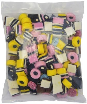 English Licorice Allsorts (1 lb Bag). Assorted Mini Licorice Candy.